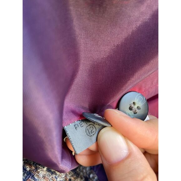 90s Liz Wear 12 Petite Wool Tweed Plaid Blazer Sport Coat Jacket Gray Navy Brown - Picture 14 of 14